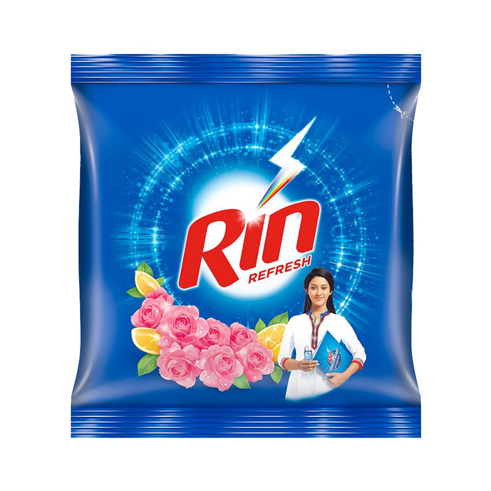 Rin Detergent Powder - Lemon & Rose, 500g