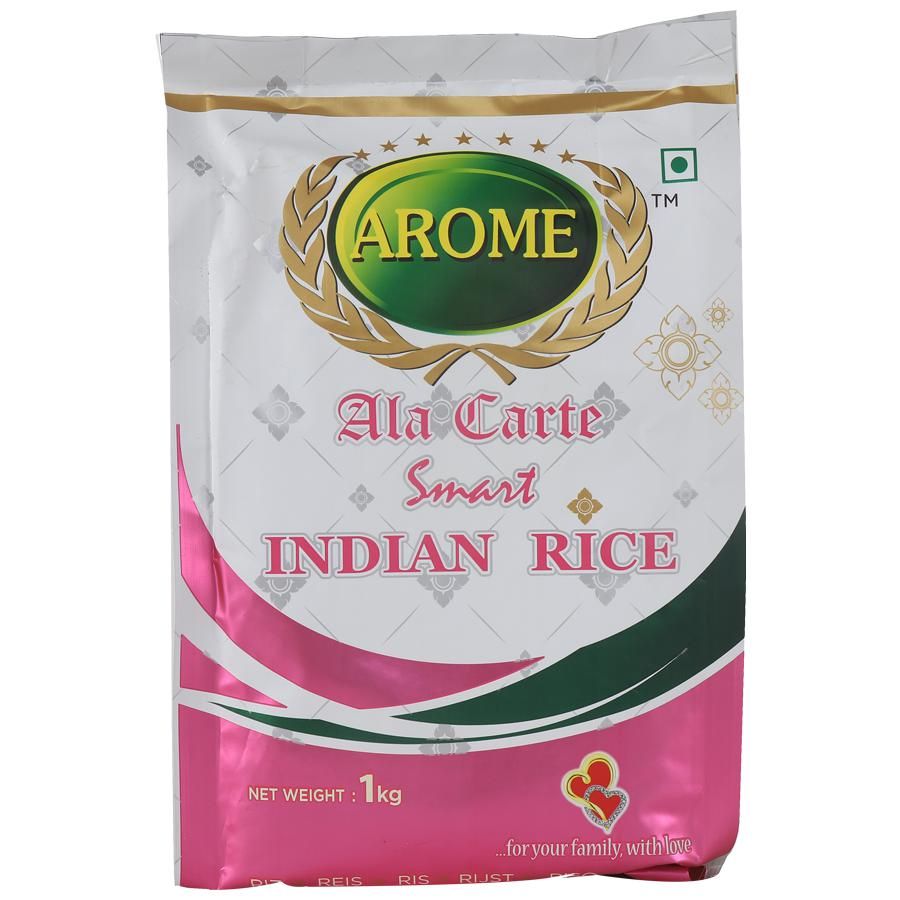 Arome Smart Indian Basmati Rice Pouch - Ala Carte, 1kg