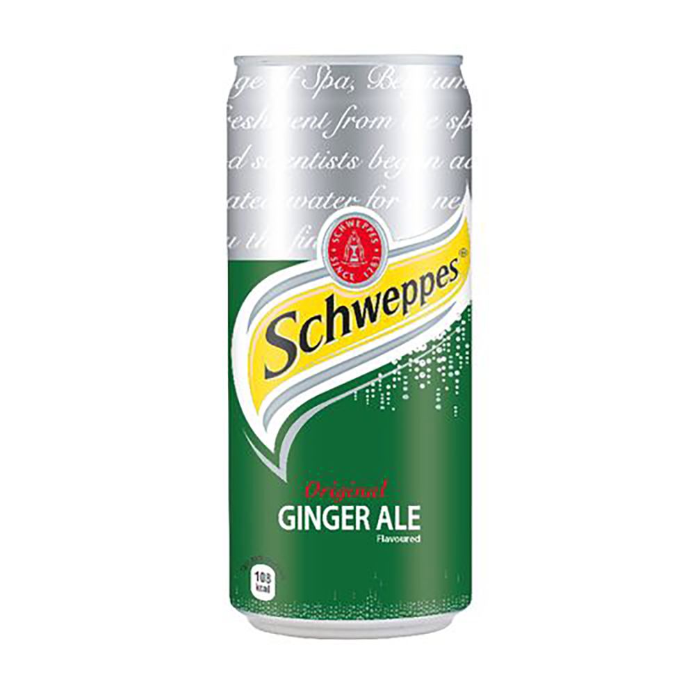Schweppes Original Soda Tin - Ginger Ale, 300ml