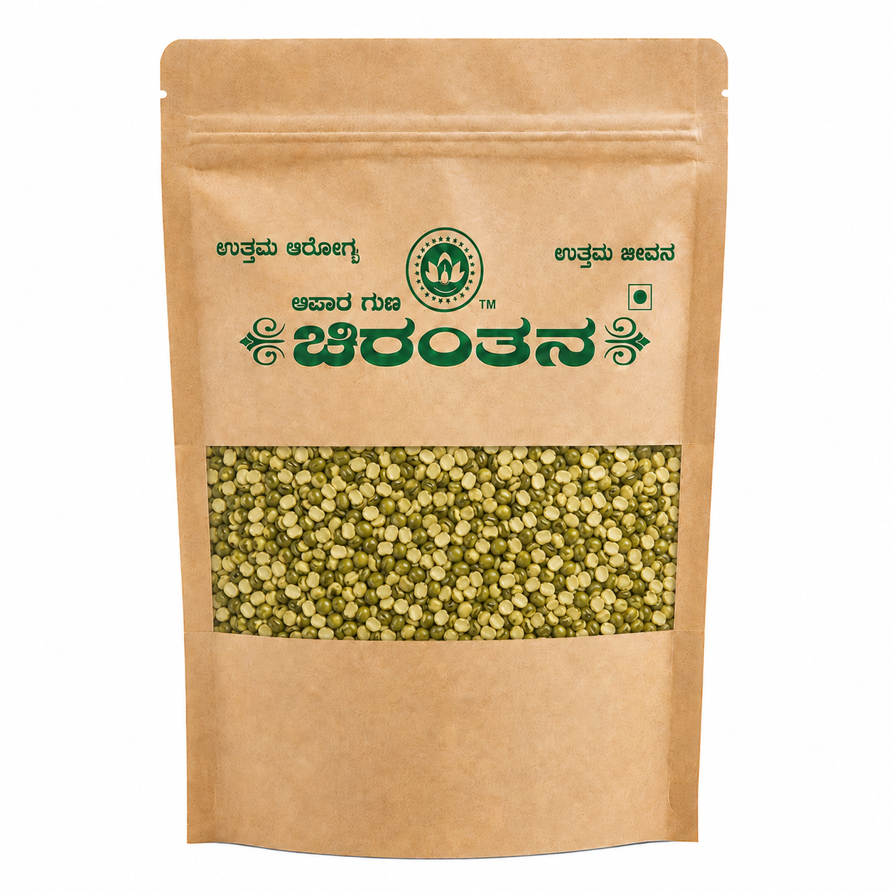Chirantana Moong Green Split/Chilka, 500g