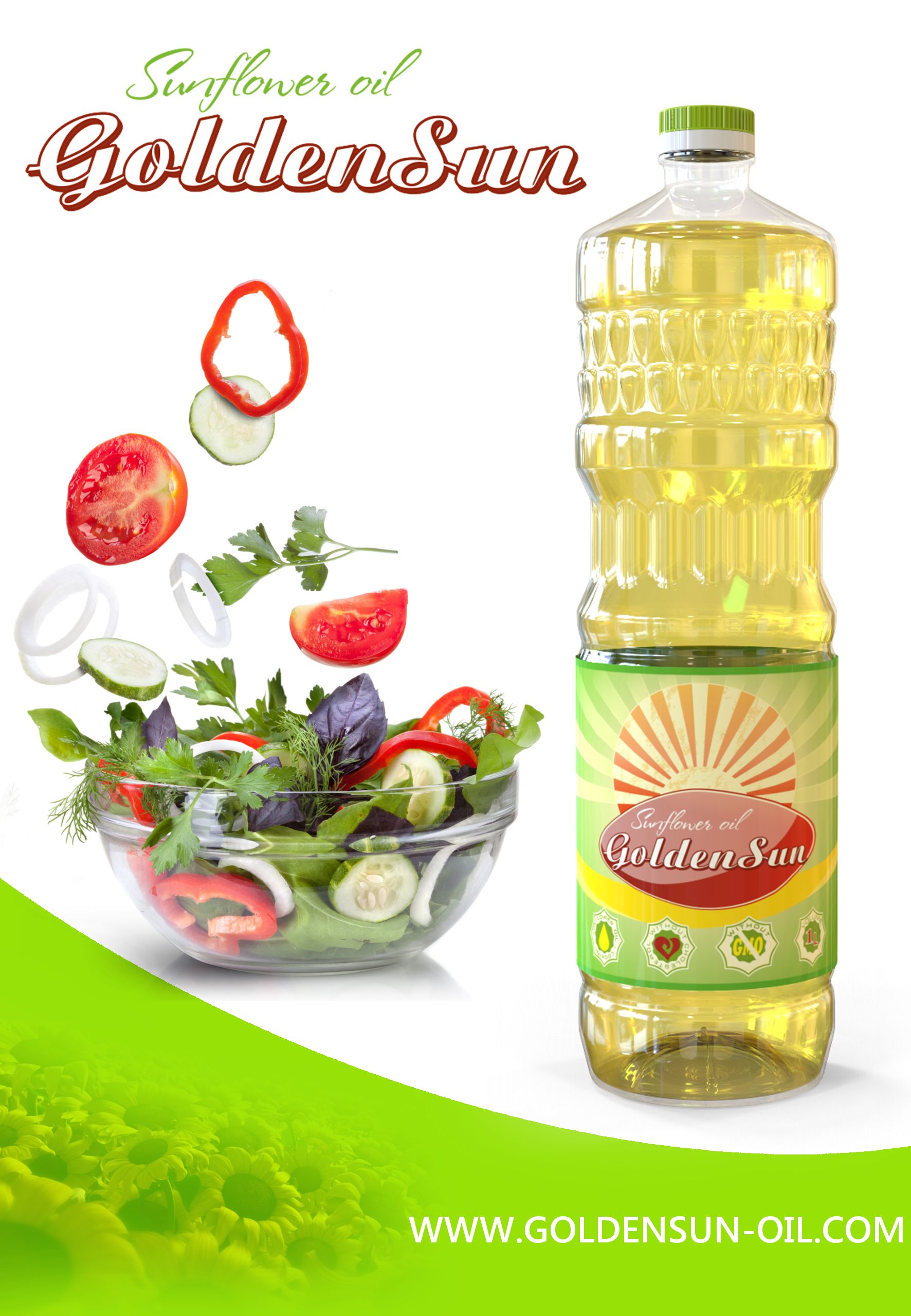 Sun Premium Refined Sunflower Oil PET Bottle, 1L