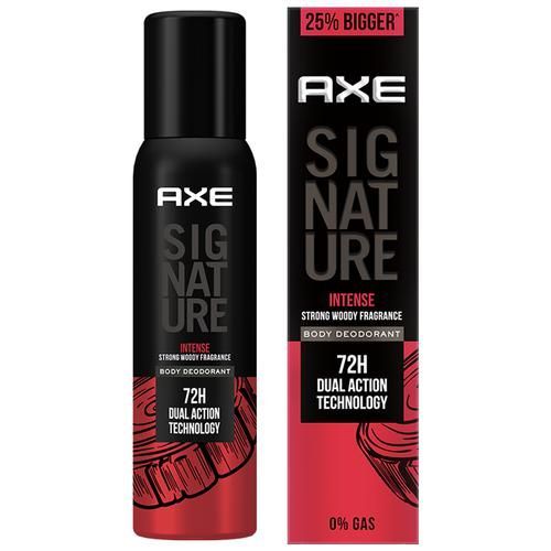 Axe For Men Signature Deodorant Body Spray - Intense, 154ml