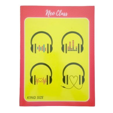 Bhaskar's Neo King Size Soft Notebook - Double LIne, 152 Pages