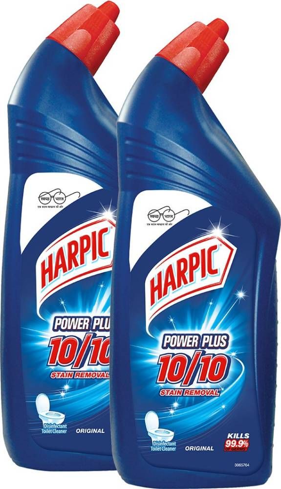 Harpic Power Plus Toilet Cleaner - Original, 1L (Set of 2)