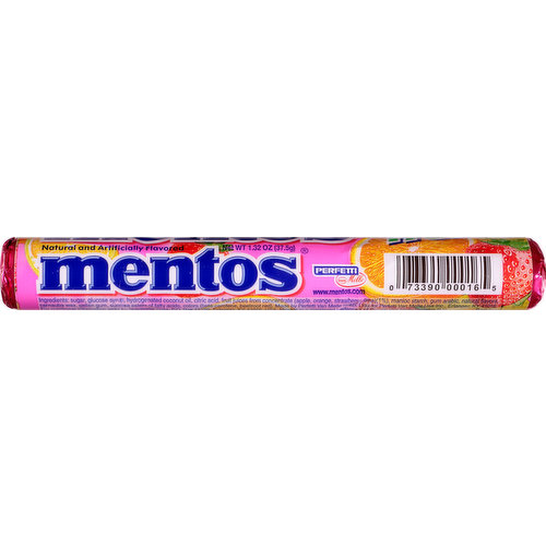 Mentos Chewy Candy Stick - Strawberry, 28g