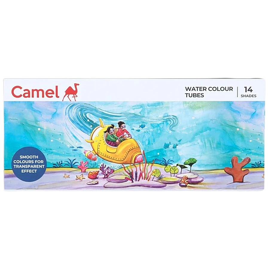 Camel Water Colour Tubes - 14 Shades (5ml each)