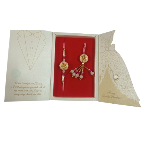Bhaiya & Bhabhi Rakhi Set, 1pc