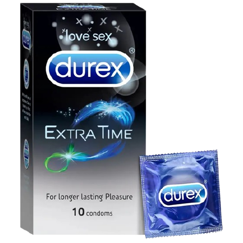 Durex Condom - Extra Time, 10pc
