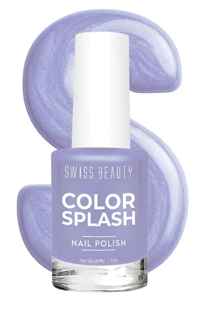 Swiss Beauty Color Splash Nail Polish - Lilac Haze 504, 11ml