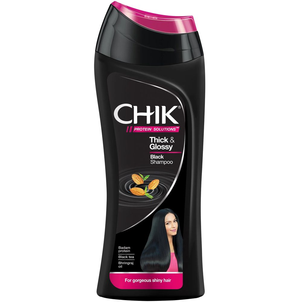 Chik Black Shampoo - Thick & Glossy, 35ml