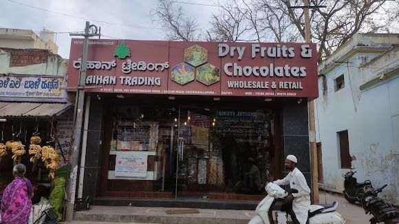 Raihan trading chocolate and dry fruits