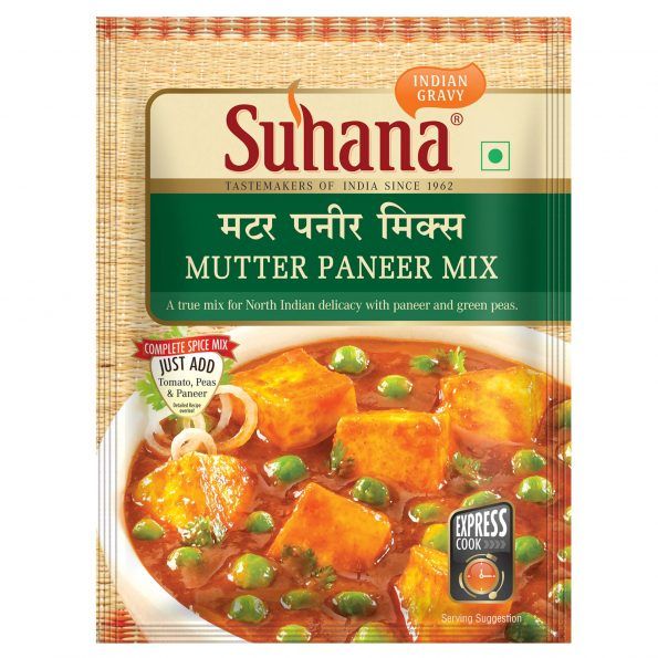 Suhana Mutter Paneer Mix Pouch, 50g