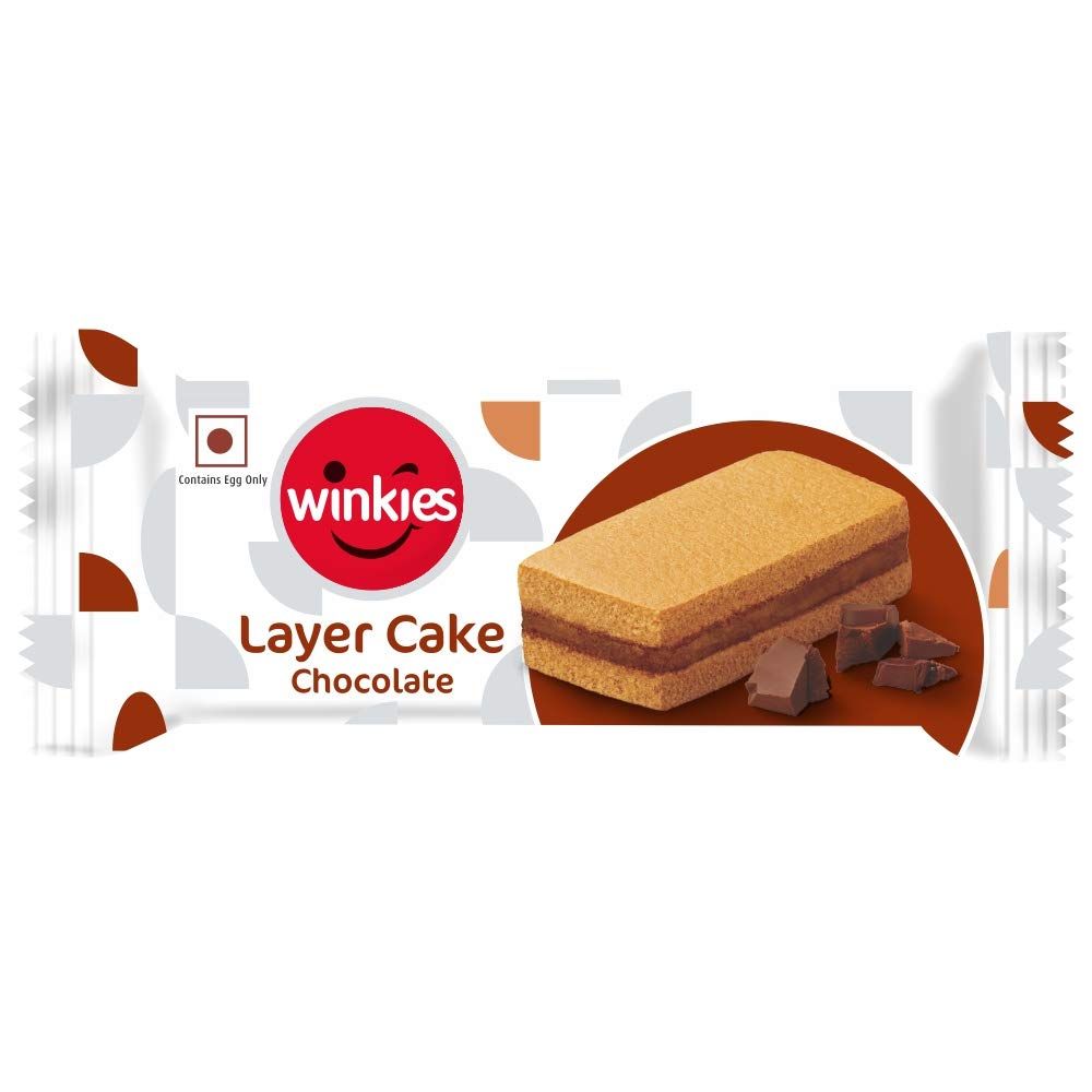 Winkies NOVO Layer Cake - Chocolate, 15g