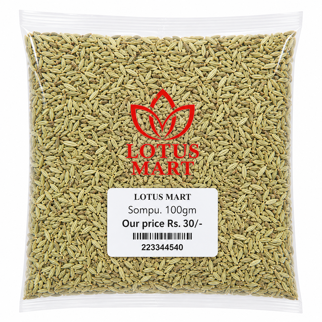 Lotus Mart Sompu / Fennel Seeds, 100g