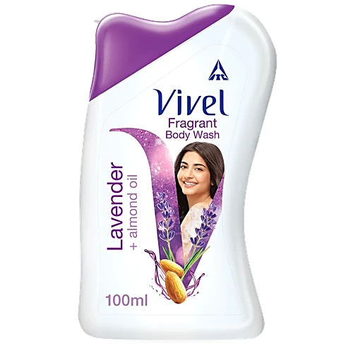 Vivel Body Wash - Lavender & Almond Oil, 100ml