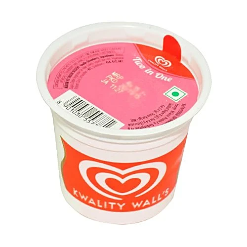 Kwality Wall's Ice Cream Cup - Strawberry, 90ml