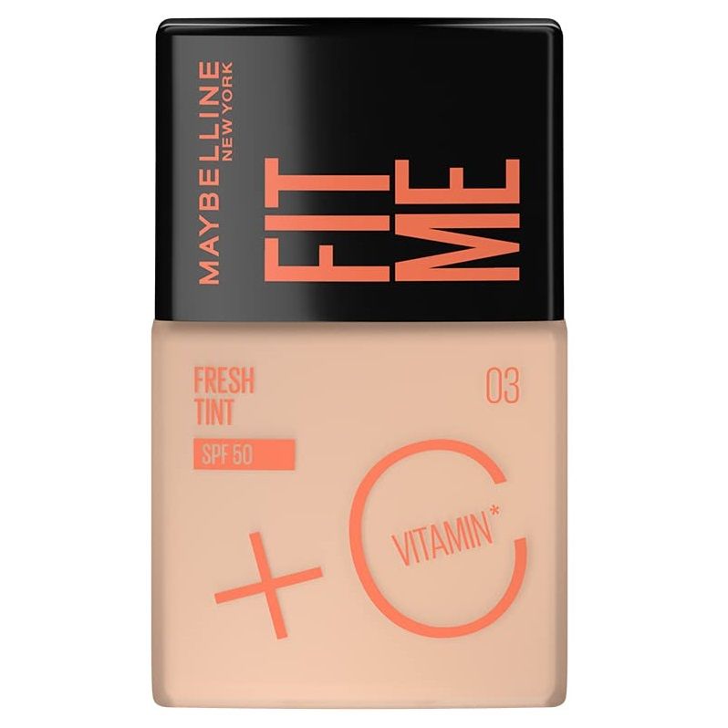 Maybelline New York Fit Me Fresh Tint With SPF 50 Foundation - Shade 03, 30ml
