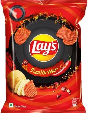 Lays Potato Chips - Sizzlin Hot, 48g