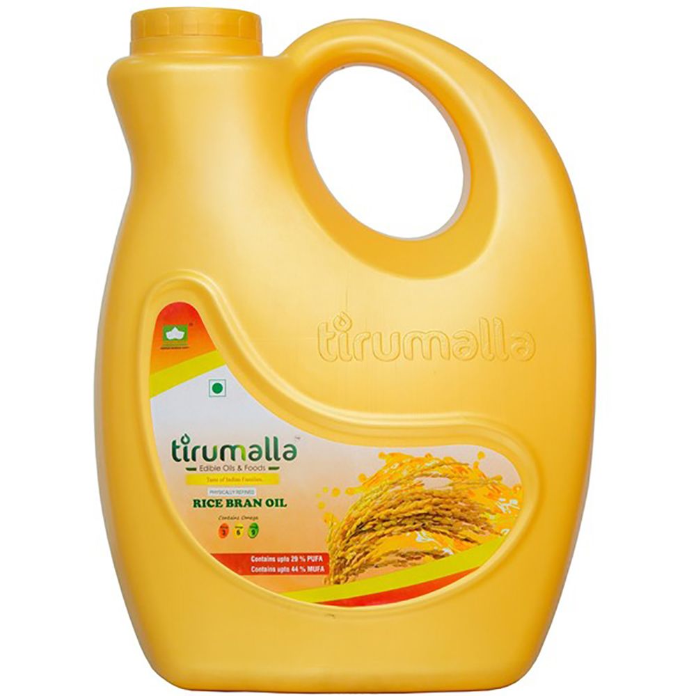 Tirumalla Ricebran Oil Can, 5L