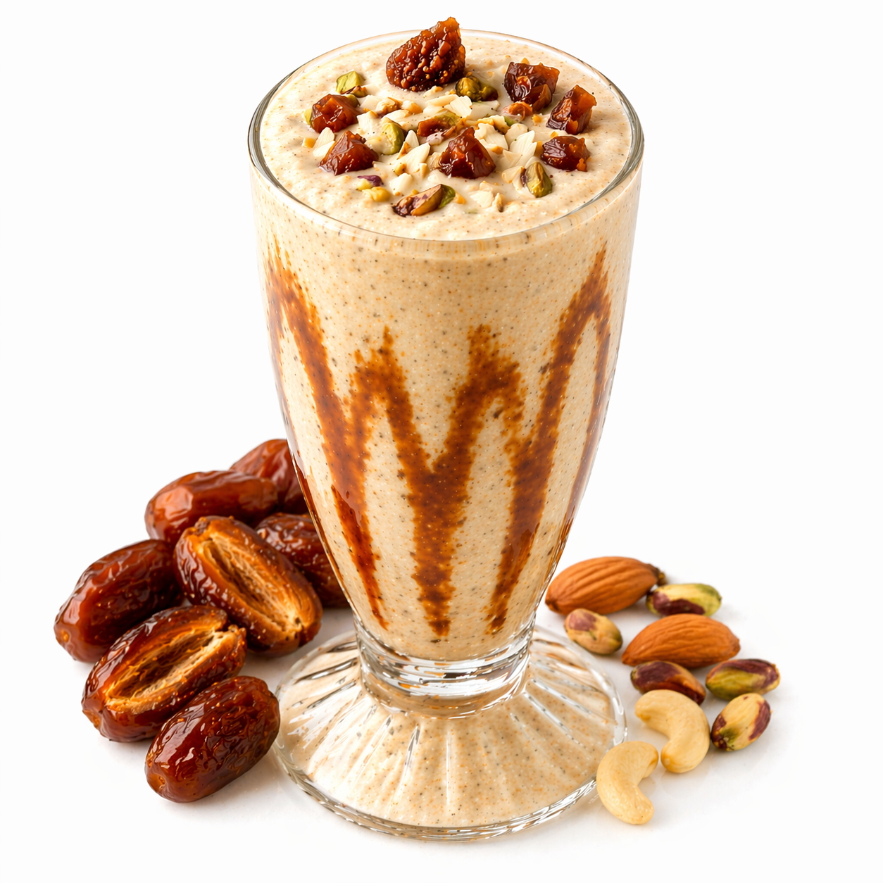 Dry Fruit Milk Shake - Dates, 1 Glass