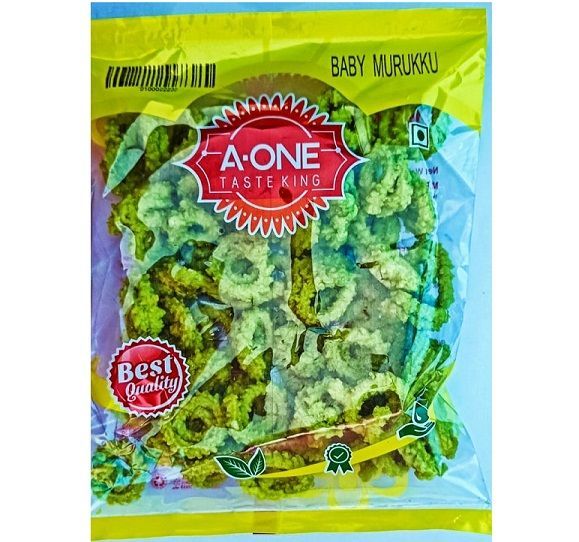 A-One Baby Murukku Pouch - Green, 200g
