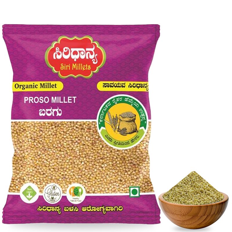 Siri Dhanya Organic Millet Pouch - Proso, 500g