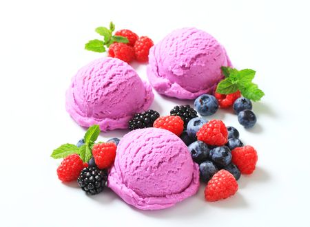 Mixed Berries Ice Cream, 1L