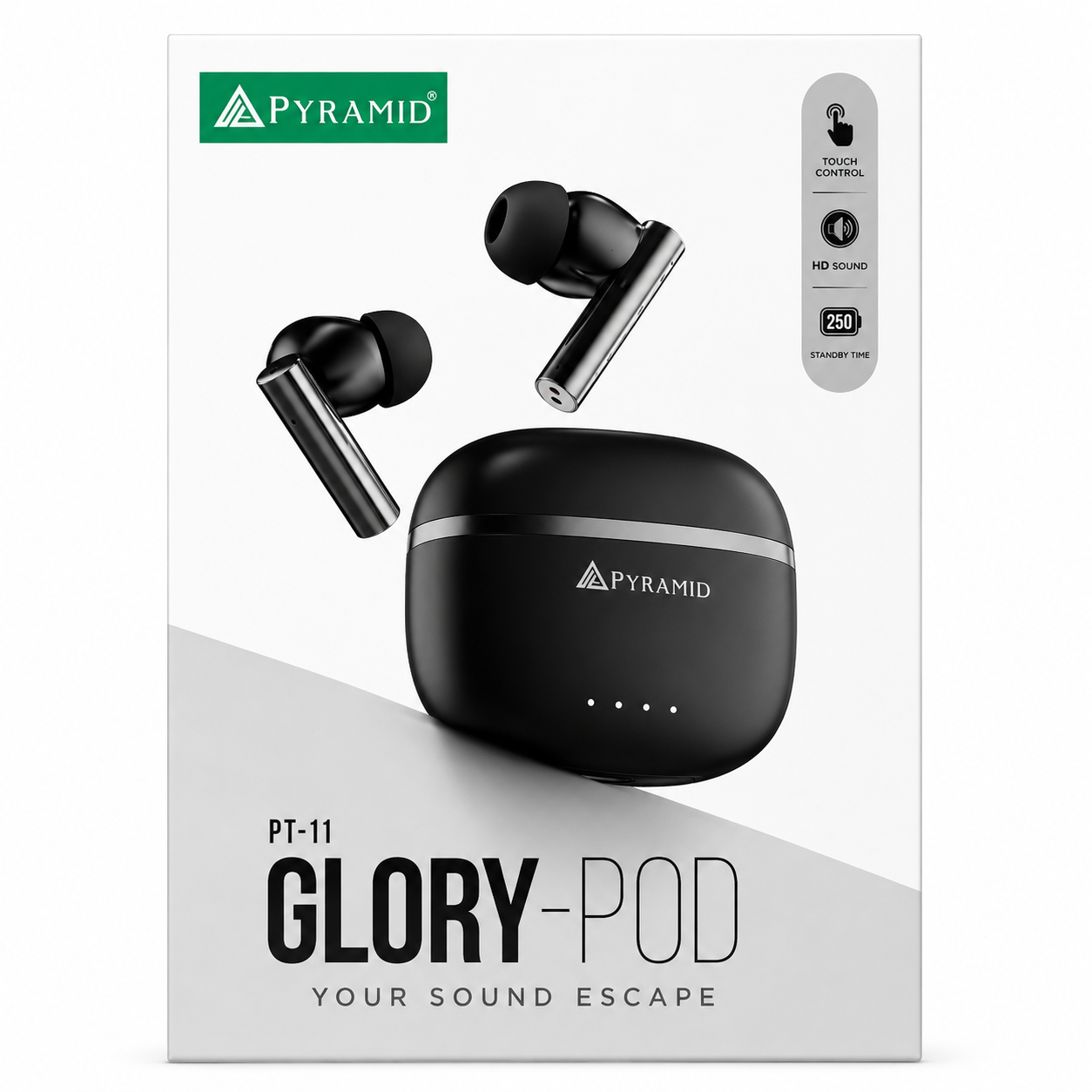 Pyramid | PT-11 GLORY-POD | Wireless Earbuds