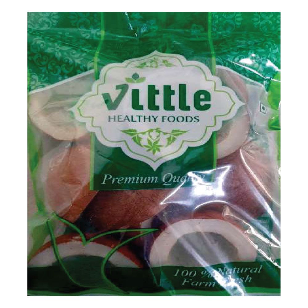 Vittle Foods Dry Coconut/Copra, 250g (100 Pieces)