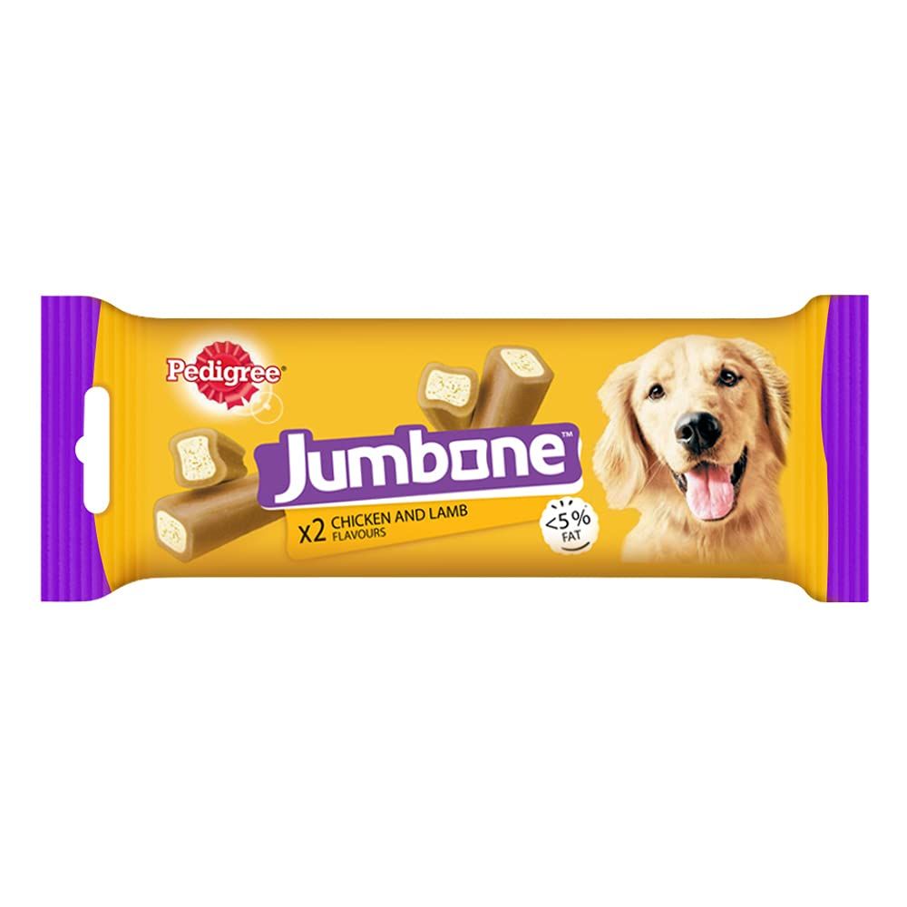 Pedigree Jumbone Dog Treat - Chicken & Lamb, 180g