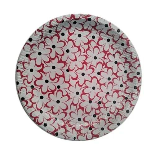 Koti Disposable Buffet Plates - Flower, 20pcs