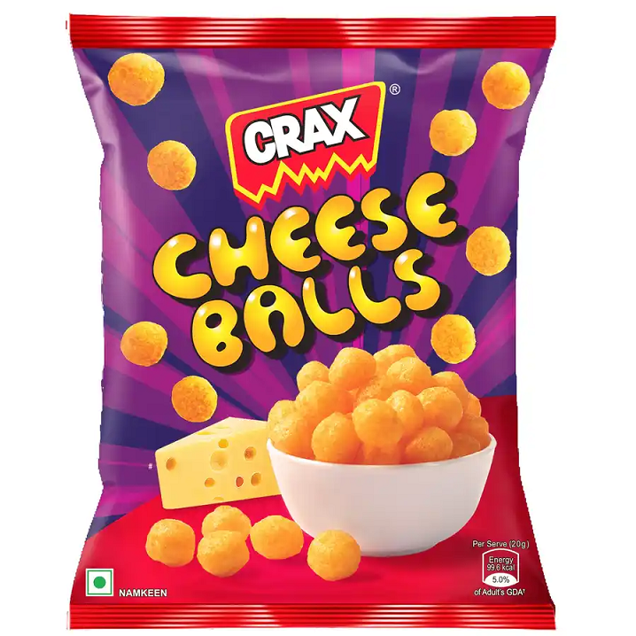 Crax Cheese Balls, 22g