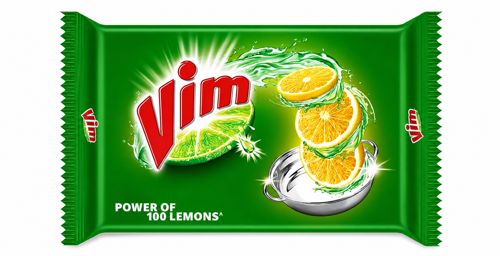 Vim Dishwash Bar - Lemon, 110g