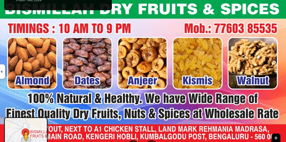 BISMILLAH DRY FRUITS & SPICES