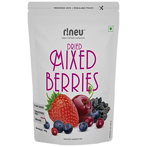 r!neu Premium Dried Mixed Berries, 250g