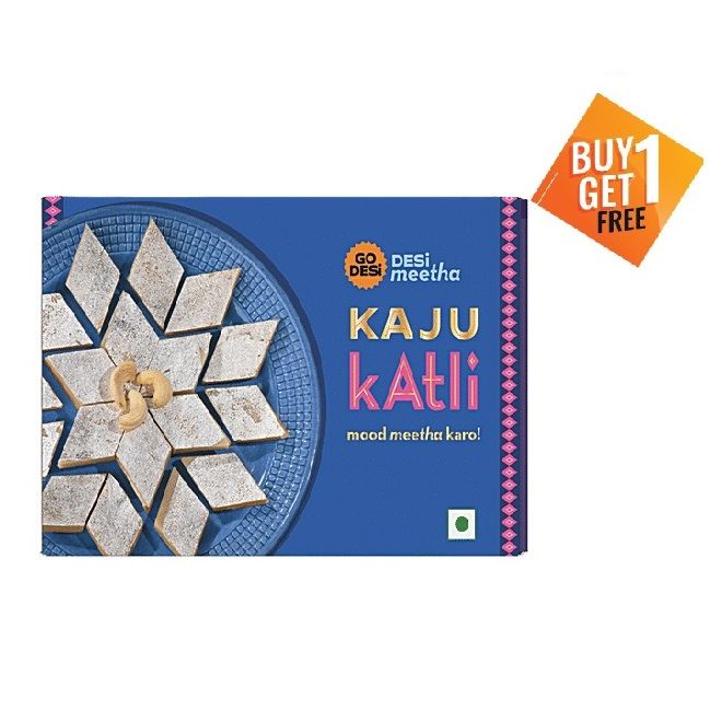 Go Desi Kaju Kalti Carton, 200g (Buy 1 Get 1 Free)