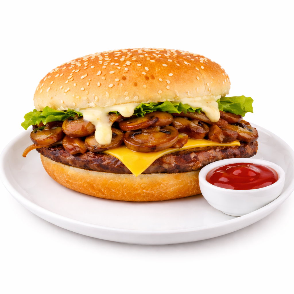 Burger - Mushroom, 1pc