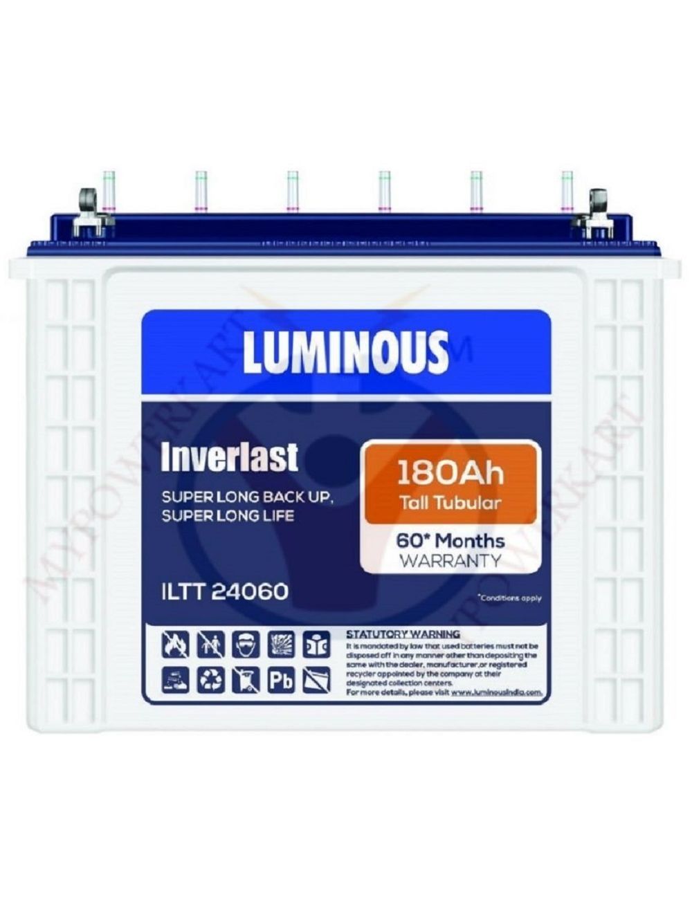 Luminous | Inverlast ILTT 28060 | Inverter Battery (180AH)