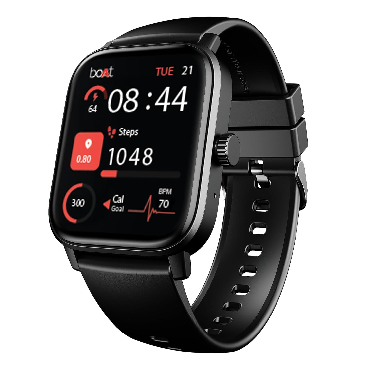 Boat | Wave Call 3 |Bluetooth Calling Smart Watch (1.83 Inch, Bold Black)