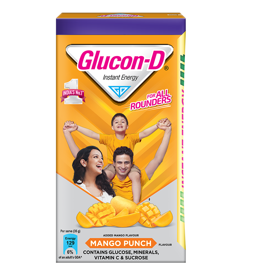 Glucon-D Instant Energy Drink Refill - Mango Punch, 1kg