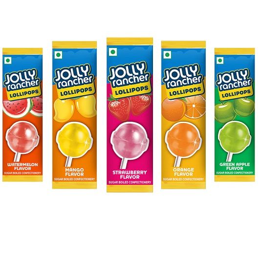 Jolly Rancher (Rs.5) Lollipop - Assorted, 10.5g