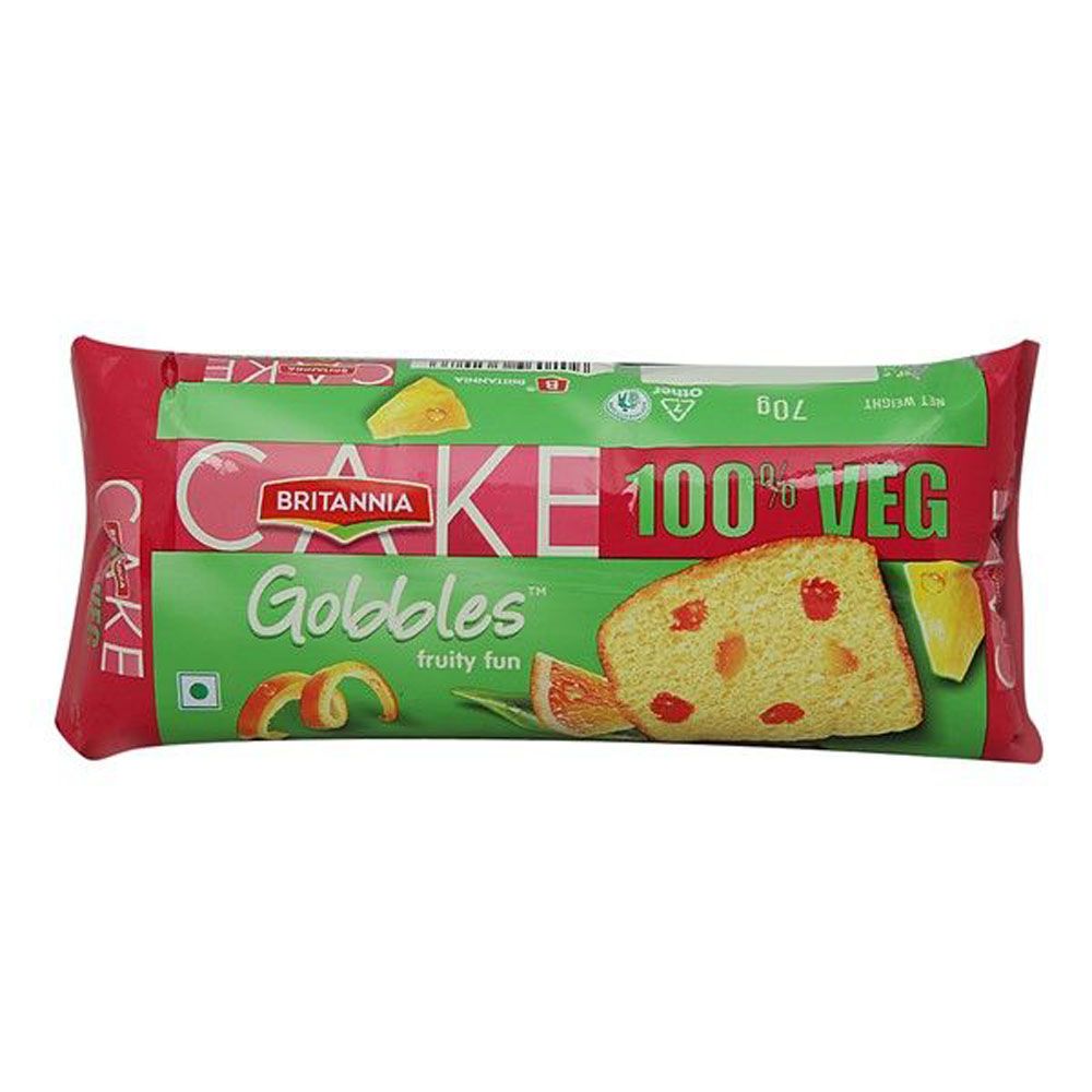 Britannia Veg Cake - Fruity Fun, 70g
