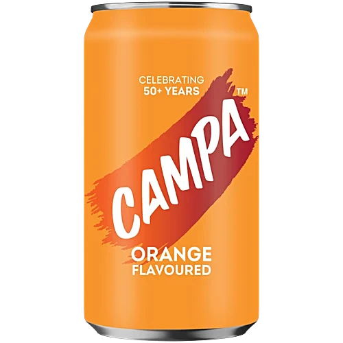 Campa Soft Drink Tin - Orange, 185ml