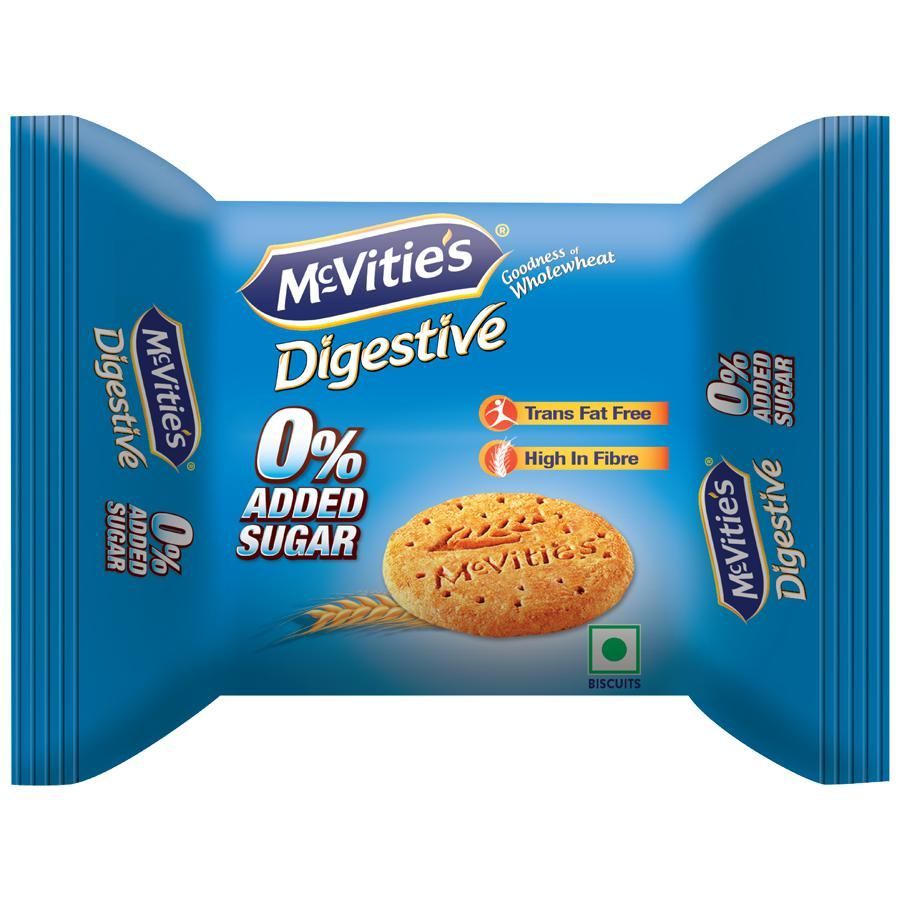McVitie's 0% Sugar Added Digestive Biscuits, 75g