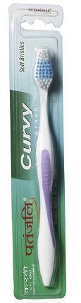 Patanjali Tooth Brush - Curvy Soft Bristles