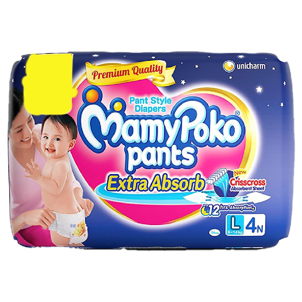 MamyPoko Pant Style Diaper - L, 4pcs