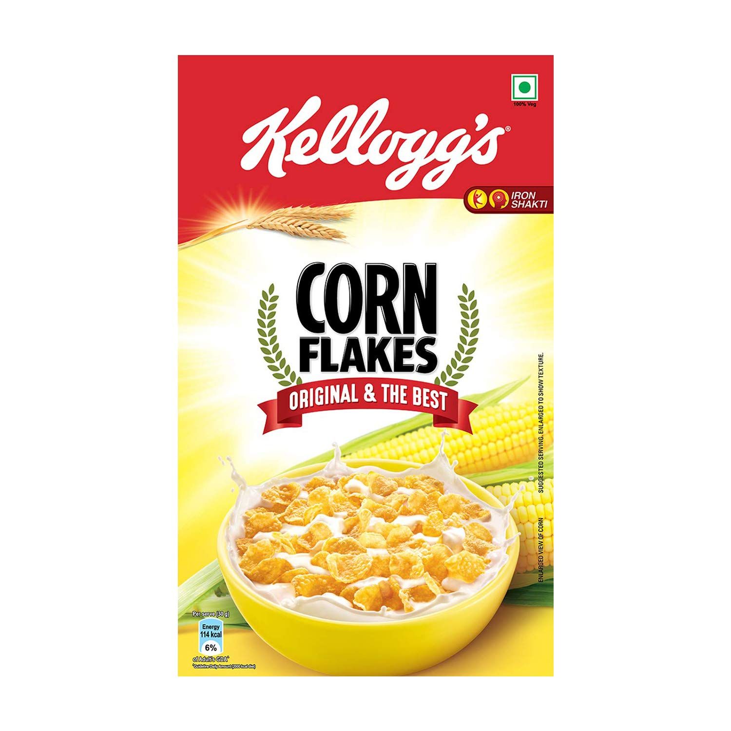 Kellogg's Corn Flakes Carton - Original, 475g
