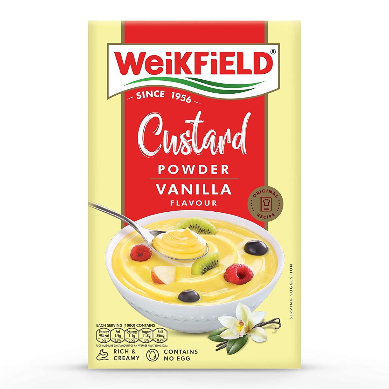 Weikfield Custard Powder - Vanilla, 500g