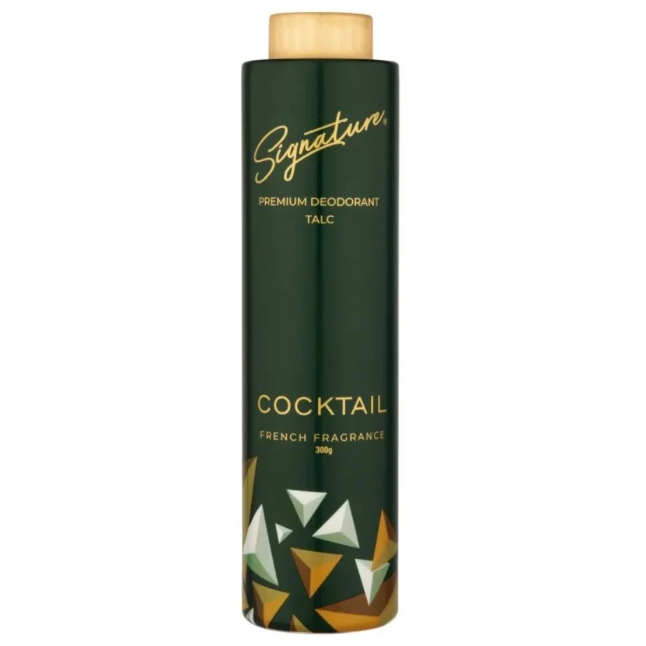 Signature Premium Deodrant Talc - Cocktail, 100g