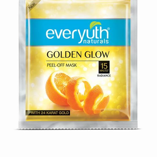 Everyuth Naturals Advanced Peel off Mask - Golden Glow, 8g